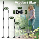 Weed Puller Tool with Long Handle - 60" Manual Weeder Remover Tool, 2 in 1 Hand Weed Rake and Garden Hoe for Gardening, Heavy Duty Uprooting Weeding Pull for Yard, Lawn, Patio and Garden by GreenHaven Gardens
