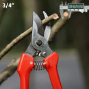BUGUI Pruning Shears Garden Shears - Premium Alloy Steel Bypass Pruner, Precision-ground Blades, Heavy Duty Gardening Tools, 7" (H201) by GreenHaven Gardens