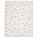 Lambs & Ivy Snuggle Jungle Pastel Safari Cotton Jersey 3-Piece Crib Bedding Set by TinyTreasures Baby Boutique