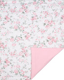 CaSaJa Baby 3-Piece Crib Bedding Set for Boys Girls, Including Soft Quilted Comforter(Blanket), Fitted Crib Sheet and Skirt, Soft Nursery Bedding Set Made of Silky Comfy Materials, Watercolor Floral by TinyTreasures Baby Boutique