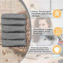 Microwave Heating Pad for Cramps Pain Relief, 17 * 9'' Moist Microwavable Stuffed Animal Period Menstrual Heating Pads for Cramps, Back, Neck Shoulder and Knee- Siamese Cat by CozyNest Decor