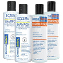 Eczema Shampoo & Conditioner (Combo Pack) - Flare Control Scalp & flake Relief Therapy that Protects, Moisturizes, and Repairs Skin by DermaSolve - Kids & Adults - Steroid Free by TinyTreasures Baby Boutique