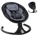 LAREX Baby Swing to Toddler Electric Infant Swing Portable for Newborn Boy Girl, 5 Sway Speeds with Remote Control, 12 Preset Melodies and Bluetooth, 0-6 Months Max 20 Lbs (2024 Model-Black) by TinyTreasures Baby Boutique