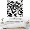 HZOHNAGO Zebra Print Tapestry Nature Wild Animals Black and White Stripe Printed Wall Tapestry Painting Wall Hanging for Bedroom Living Room Dorm 60" W x 60" H by CozyNest Decor
