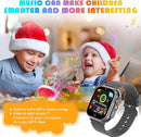 Goodatech Kids Smart Watch for Boys Girls, 1.54'' Smartwatch with 26 Puzzle Games,HD Camera,Video Music Player,Pedometer,Flashlight,Audio Book etc., Aluminum Case and Sport Band (Black) by TinyTreasures Baby Boutique