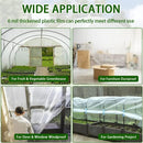 6 mil Greenhouse Plastic Film Sheeting Cover 25 x 40 Ft UV Resistant Clear Polyethylene Film Green House Hoop Farm Plastic Cover for Gardening, Farming, Agriculture by GreenHaven Gardens