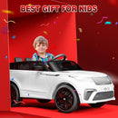 Kids Ride On Car with Remote, Licensed Land Rover Electric Car, Ride On Toys for Kids 3-8 with Mp3 Player, Rocking, Pull Rod by TinyTreasures Baby Boutique
