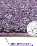 KOECKRITZ Soft and Colorful Kids Classroom Area Rugs (Passes Flammability Pill Test) Many Sizes and Bright Colors to Select from (3' x 12', Lavender) by CozyNest Decor