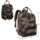 RUVALINO Diaper Bag Backpack, Multifunction Travel Pack Maternity Baby Changing Bags, Large Capacity, Waterproof, Green Camo by TinyTreasures Baby Boutique