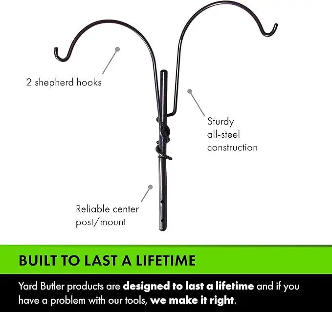 Yard Butler IYTUM-2H Plant Stand, Medium, photo 5 of 8