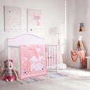 UOMNY Crib Bedding Set for Girls - Pink Baby Nursery Sets 3 Pieces Quilt Comforter Fitted Sheet Toddler Pillowcase Soft Star by TinyTreasures Baby Boutique