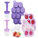 KingKam Baby Breastmilk Popsicle Molds & Baby Fruit Feeder Combo (2 Pack), Breastmilk Popsicle Molds for Teething Relief, BPA Free Silicone Feeder Teether Pops for Babies Infant Self Feeding, 4m+ by TinyTreasures Baby Boutique