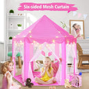 Monobeach Princess Tent Girls Large Playhouse Kids Castle Play Tent with Star Lights Toy for Children Indoor and Outdoor Games, 55'' x 53'' (DxH) by TinyTreasures Baby Boutique