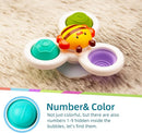 LiKee Strong Suction Cup Fidget Rotating Sensory Bath Toys for Baby, Airplane Car Travel Table & Window Toys for Toddler Boys and Girls, 6+ Months by TinyTreasures Baby Boutique