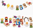 CiyvoLyeen Nativity Scene Craft Kit Christmas Ornaments DIY Kids Craft and Sew Kits for Girls and Boys Educational Beginners Sewing Set by TinyTreasures Baby Boutique
