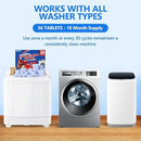36Pack Washing Machine Cleaner Tablets-18 Month Supply,Washer Machine Cleaner Formulated For Pet Owners,Easy Pet Hair Remover for Laundry,Compatible with HE, Top & Front Load Washer.Septic Safe by CozyNest Decor