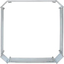 Sunnydaze 11.75" H Raised Metal Garden Bed - Galvanized Raised Garden Bed Outdoor for Vegetables and Flowers - Silver - Square by GreenHaven Gardens