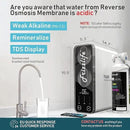 Frizzlife Reverse Osmosis Water Filter - Alkaline Mineral pH+, 600 GPD High Flow, Tankless RO Reverse Osmosis System, Under Sink, Reduce TDS, Compact, 2:1 Drain Ratio, PD600-TAM3 by CozyNest Decor