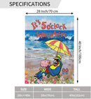 It'S 5 O'Clock Somewhere Garden Flag 28x40 Inch Outdoor Decoration Banner Spring Summer Tropical Beach House Flags Yard Farmhouse Garden Deco Indoor Sign, Colour 1-1 by GreenHaven Gardens