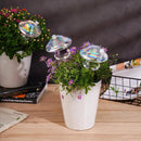 NiHome Iridescent Glass Mushroom Plant Self Watering Globes 3-Pack, Electroplated Hand-Blown Glass Automatic Plant Hydration System for up to 3 Weeks, Easy Refill Design with Adjustable Flow Rate by GreenHaven Gardens