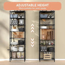 8 Tier 2000 lbs Storage Rack Metal Wire Shelving Unit, Storage Standing Shelf Organizer for Laundry Bathroom Kitchen Pantry Closet Garage Basement Utility Room, Black 13.8" D x 23.6" W x 79.5" H by CozyNest Decor