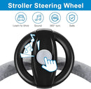 Accmor Stroller Steering Wheel Toy, Pretend Driving Simulated Steering Wheel for Baby Stroller Shopping Carts, Universal Detachable Funny Stroller Shopping Carts Toy Attachment Accessories by TinyTreasures Baby Boutique