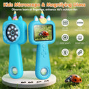 Pocket Microscope for Kids, 2.4" Screen 600X Portable Digital Microscope Handheld, STEM Educational Science Kit Toys for Age 3 4 5 6 7 8 9 10 11 12 13 Years Old Kids Christmas Birthday Gifts by TinyTreasures Baby Boutique