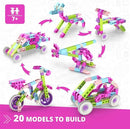 Engino Maker Girl, 20-Model Set, Engineering Kit for Girls 7+, STEM Building Toys, Educational Set, Engaging STEM Toys, Sparks Creativity, Gift for Girls by TinyTreasures Baby Boutique