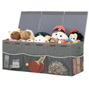 Extra Large Toy Box Chest with Mesh Pockets, Kids Toy Storage Organizer Bakest Box, Foldable Toy Organizers and Storage Bin with Lids, Toy Bin for Kids, Boys,Girls,Nursery,Playroom,Office by TinyTreasures Baby Boutique