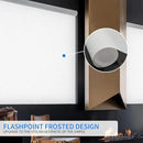 Window Privacy Film with Installation Tools, Static Cling, Anti UV, Heat Control, Ideal for Home Shower Office Glass Door (White Frosted, 17.5X118.1Inch) by CozyNest Decor