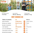 VEVOR Ninja Warrior Obstacle Course for Kids, 2 x 50 ft Weatherproof Slacklines, 500lbs Weight Capacity Monkey Line, Outdoor Playset Equipment, Backyard Toys Training Equipment Set with 12 Obstacles by TinyTreasures Baby Boutique