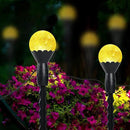 SEMILITS Solar Landscape Lights 12LED Bubble Beads Shaped Outdoor Solar String Lights for Path Garden Patio Decor by GreenHaven Gardens