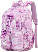 Kids Backpack for Girls School Bags for Middle School Students Book Bag for Elementary Primary Kawaii Ita Backpack, Purple Butterfly by TinyTreasures Baby Boutique