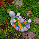 Solar Turtle Figurines Garden Decor, Cute Turtle Statue with Baby with 8 LED Solar Lights Garden Lawn Decorations for Patio & Yard, Gifts for Mom by GreenHaven Gardens