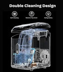 Nugget Ice Maker Countertop, Silonn Chewable Pellet Ice Machine with Self-Cleanin Function, 33lbs/24H Portable Ice Makers for Home Kitchen Officce, Black by CozyNest Decor