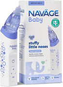 Navage Baby Nasal Aspirator - Gentle, Pediatrician Endorsed Nasal Aspirator for Baby Congestion & Stuffy Noses - Baby Nose Sucker w/ Lights, Lullabies & BPA Free Silicone Tips by TinyTreasures Baby Boutique