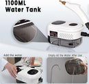 2500W Handheld Steam Cleaner,Portable Car Steamer For Auto Detailing,High-Temperature and Pressure Steam Cleaner For Home, Steam Cleaning Machine for Furniture,Kitchen,Grout,Floor,Tile (6-White) by TinyTreasures Baby Boutique