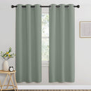 NICETOWN Room Darkening Curtains for Nursery, Grommet Thermal Insulated Light Blocking Window Treatments Sound Reducing for Bedroom, W37 x L72, 2 Panels, Sage Green by TinyTreasures Baby Boutique