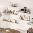 Floating Shelves for Wall, Picture Ledge Shelf 24 Inch Solid Wood Set of 2, Rustic Wall Shelves with Lip, Kids Bookshelf, Photo & Picture Live Edge Floating Shelves for Bedroom, Living Room, Kitchen