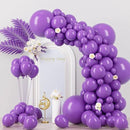 130pcs Purple Balloons Different Sizes 18" 12" 10" 5" Party Latex Balloons for Birthday Baby Shower Halloween Wedding Valentine's Day Party Bachelorette Decorations by CozyNest Decor