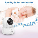 VTech VM924-2 Remote Pan-Tilt-Zoom Baby Monitor with 2 Cameras & Audio,5" LCD Screen,Up to 17Hrs Video Streaming&31Hrs Battery for Audio,Night Vision,1000ft Range,Soothing Sounds,Temperature Sensor by TinyTreasures Baby Boutique
