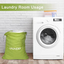 MissBoy 2 Pack Laundry Bags, Nylon Washable Wet Dry Bag, Travel Laundry Bags for Dirty Clothes, Dirty Clothes Organizer Bag for Home, College Dorm Laundromat by TinyTreasures Baby Boutique