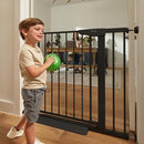 Cumbor 36" Extra Tall Baby Gate for Dogs and Kids with Wide 2-Way Door, 29.7-40.6" Width, and Auto Close Personal Safety for Babies and Pets, Fits Doorways, Stairs, and Entryways by TinyTreasures Baby Boutique