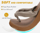 KuaiLu Flip Flops for Women with Arch Support Yoga Mat Comfortable Summer Beach Walking Thong Cushion Sandals Slip On Indoor Outdoor by TinyTreasures Baby Boutique