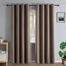 Blackout Curtains 90 Inch Length for Bedroom, Thermal Insulated Blackout Curtains 2 Panels Set, Solid Grommet Privacy Room Darkening Drapes for Living Room Windows(W52 x L90, Khaki) by CozyNest Decor