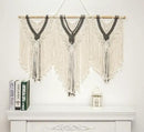 guzhiou large macrame wall hanging - Boho Tapestry Macrame Wall Decor Art- Chic Bohemian Handmade Woven Tapestry Home Decoration for Bedroom Living Room Apartment Wedding Party - 43"x32" (Beige-grey) by CozyNest Decor