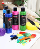 Acrylic Paint Set - 18 Colors, 8.45oz Large Bottles, Rich Pigmented Canvas Paint for Artists, Kids & Adults - Premium Non-toxic Art Supplies by TinyTreasures Baby Boutique