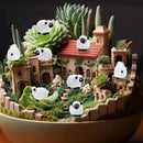 Bbiamsleep 105 Pcs Mini Sheep Figurines Miniature Sheep Tiny Sheep Mini Plastic Sheep Mini Resin Figurine for Fairy Garden Micro Landscape Decor Cake Topper by GreenHaven Gardens