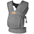 Baby Wraps Carrier Sling, Baby Carrier for Newborns and Toddlers,Skin-Friendly and Soft Front Baby Carrier Wrap Perfect Baby Gifts (Grey, Cotton) by TinyTreasures Baby Boutique
