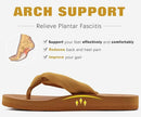 KuaiLu Flip Flops for Women with Arch Support Yoga Mat Comfortable Summer Beach Walking Thong Cushion Sandals Slip On Indoor Outdoor by TinyTreasures Baby Boutique